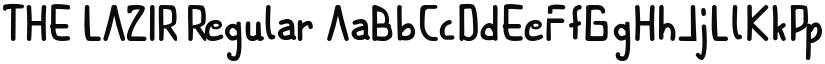 THE LAZIR font download