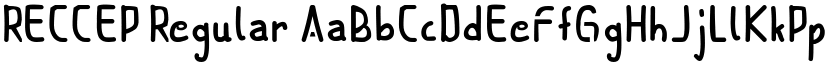 RECCEP font download