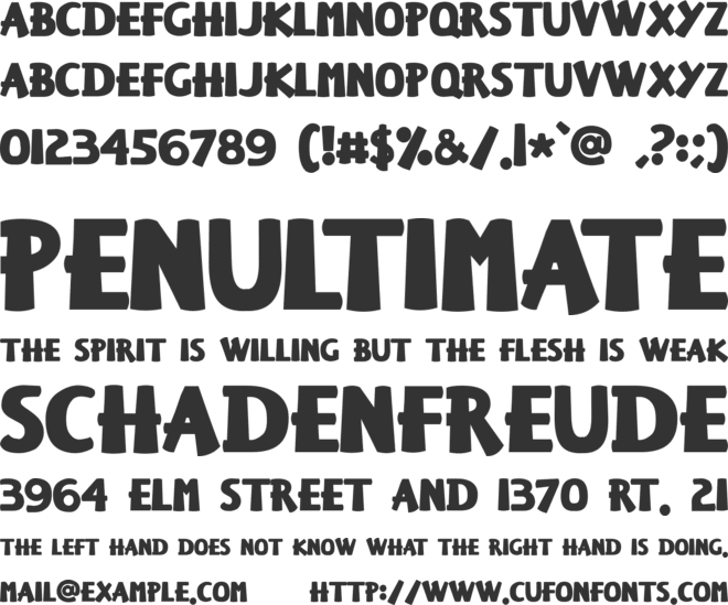 KeiserSousa font preview