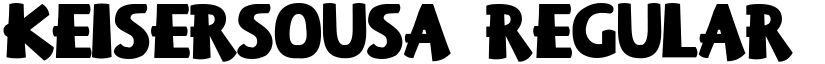 KeiserSousa Regular font