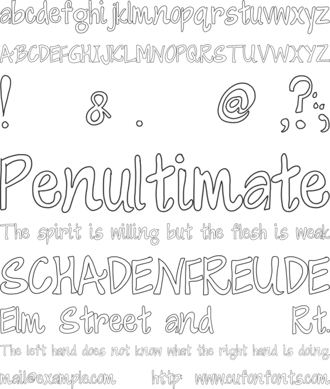 cherry Italian soda font preview