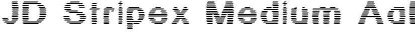 JD Stripex Medium font