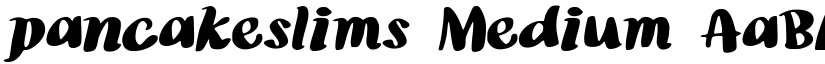 pancakeslims font download