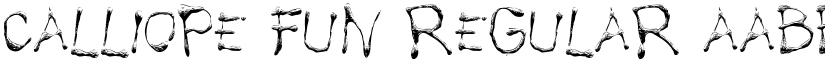 Calliope fun Regular font