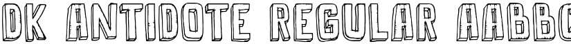 DK Antidote Regular font