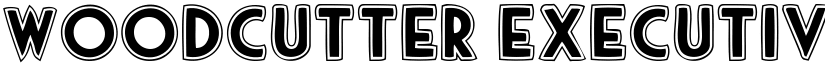 woodcutter executive Regular font