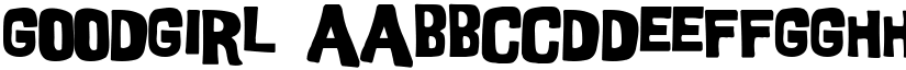 GoodGirl font