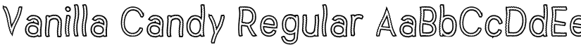 Vanilla Candy Regular font