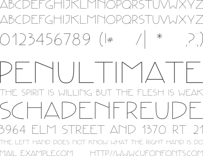Creative Type font preview