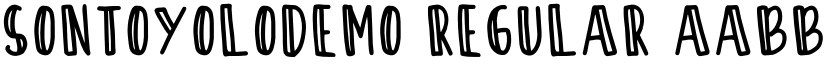 SontOyoloDemo Regular font