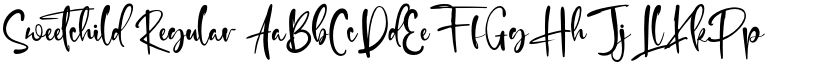 Sweetchild Regular font