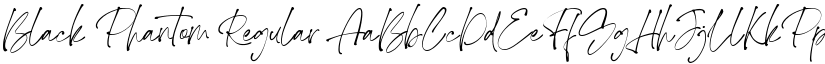 Black Phantom font download