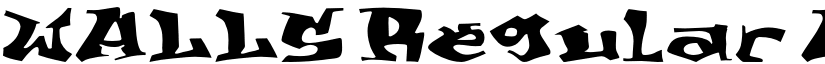 WALLS Regular font