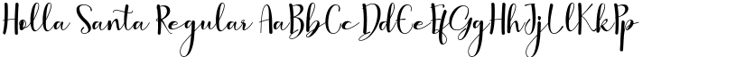 Holla Santa Regular font