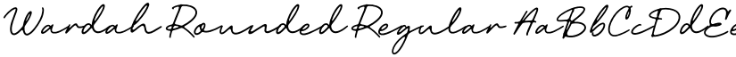 Wardah Rounded Regular font