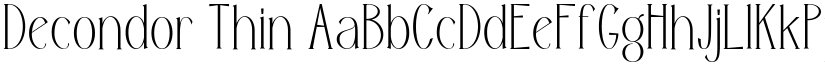 Decondor font download