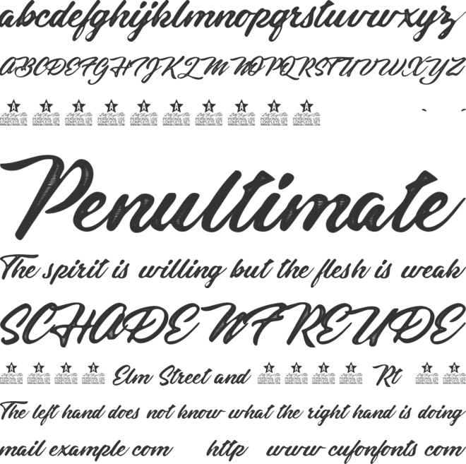 Black Jack Personal Use font preview