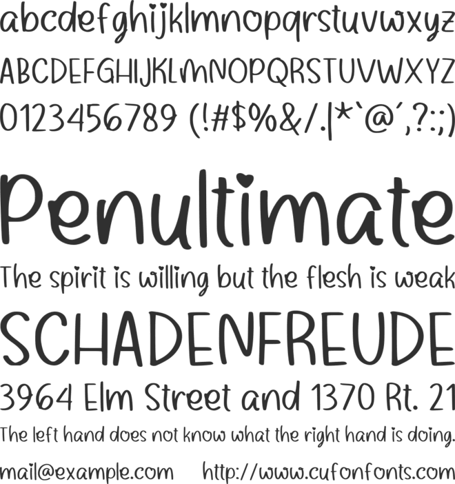 Marlwich font preview