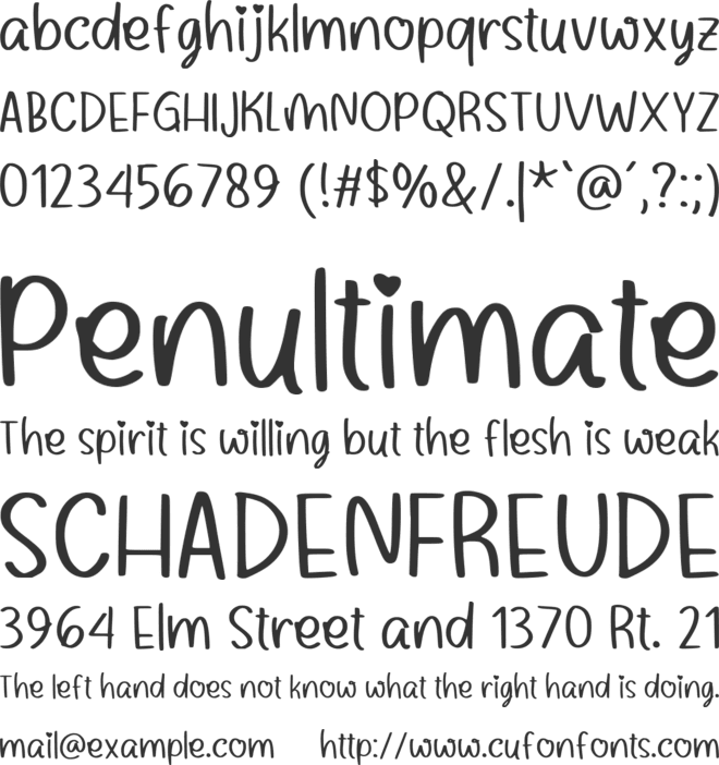 Marlwich font preview