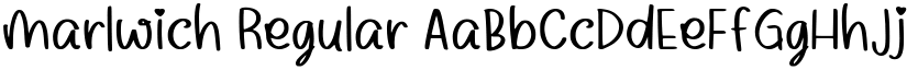 Marlwich Regular font