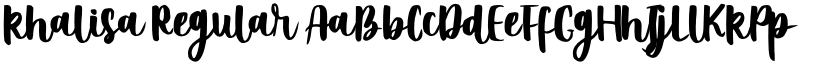 khalisa Regular font
