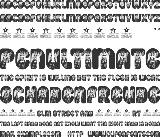 JOKER 1 font preview