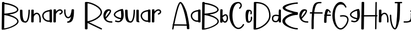 Buhary Regular font