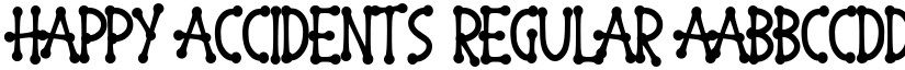 Happy Accidents Regular font