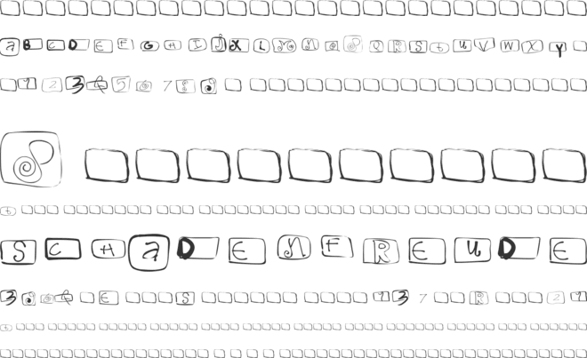 drawingKlaskyCsupoFont font preview