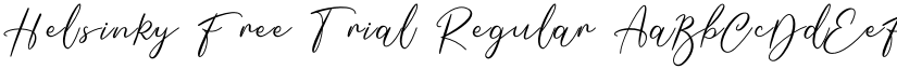 Helsinky Free Trial Regular font