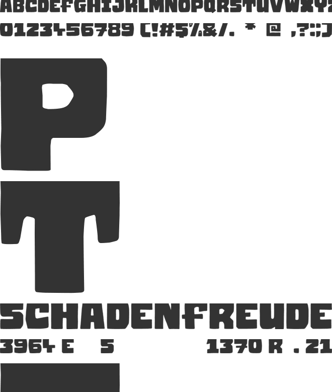 Mammoth Rush font preview