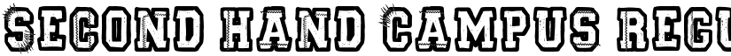 Second Hand Campus Regular font