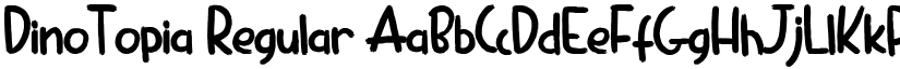 DinoTopia Regular font