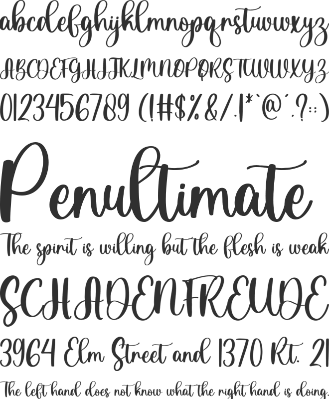 Magical Mystery font preview