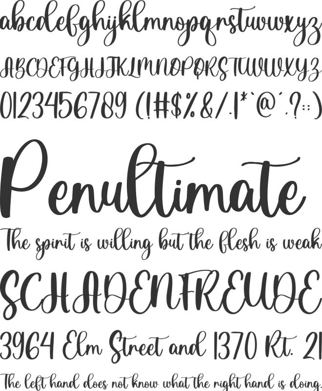 Magical Mystery font preview