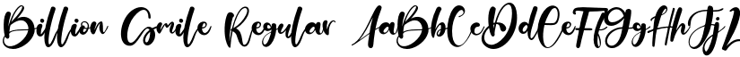 Billion Smile font download