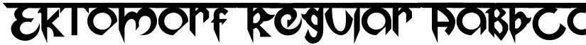 Ektomorf font download