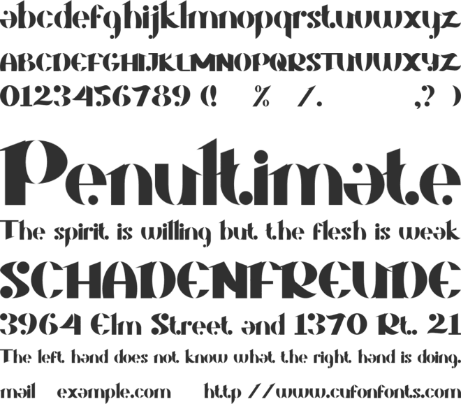 Gleyda font preview