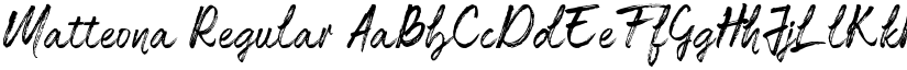 Matteona Regular font