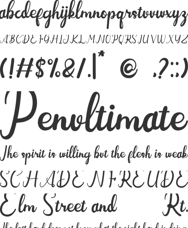 Goodwin Geraldine font preview
