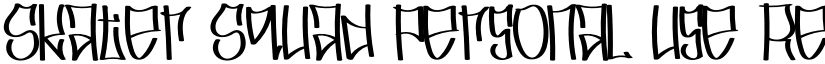 Skater Squad personal use Regular font