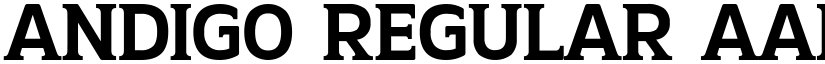 ANDIGO Regular font