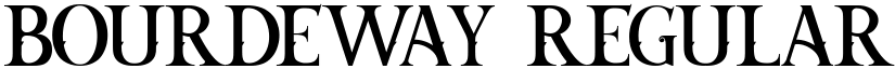 BOURDEWAY Regular font