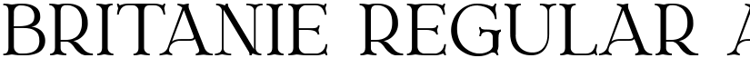 Britanie Regular font