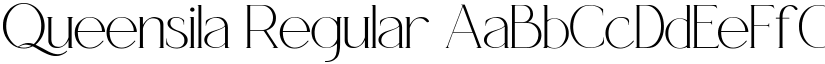 Queensila Regular font