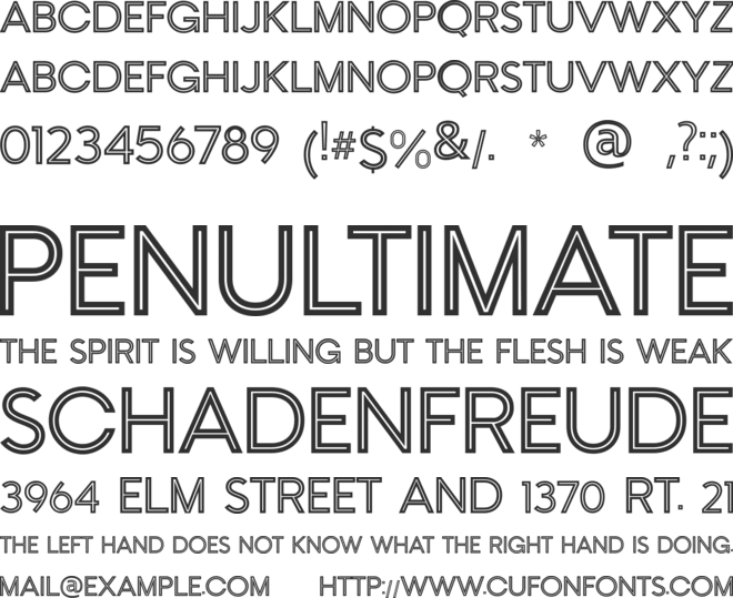CAMPTOWN font preview