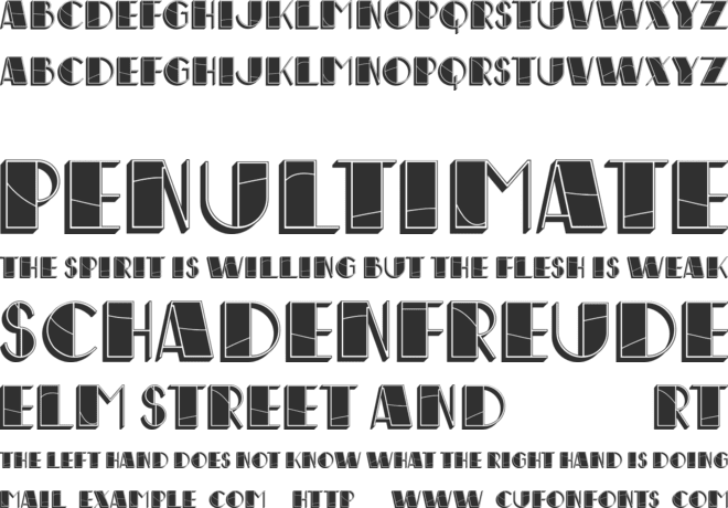 Beef font preview