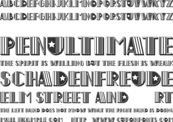 Danseuse font preview