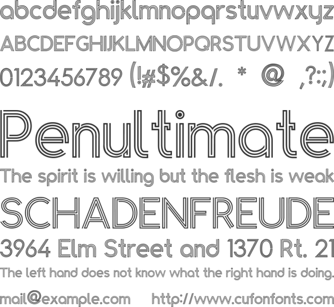 Golden Arrow font preview