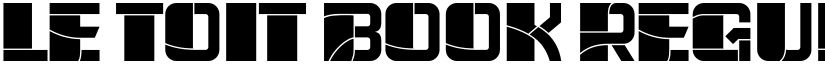 Le Toit Book Regular font